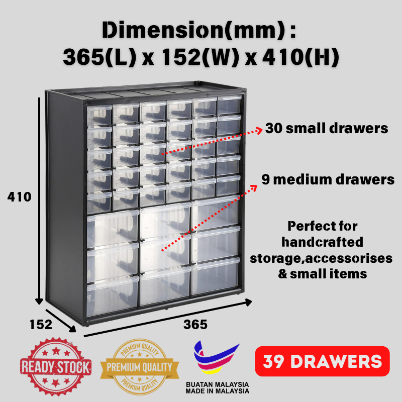 39 drawers
