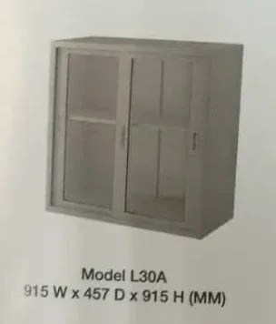 LION Half Height Sliding Glass Door Cupboard