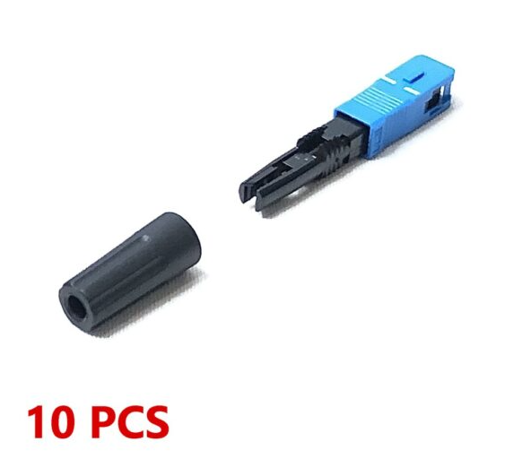 (10PCS) SC UPC SC APC FTTH SINGLE MODE FIBER OPTIC FAST CONNECTOR FC301