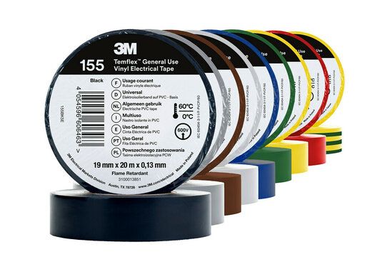 *3M Temflex 155 Vinyl Electrical Tape, 19mm x 20m