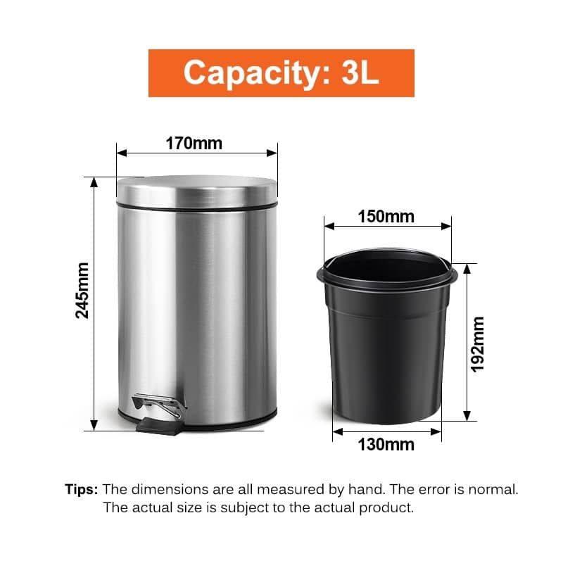 TONG SAMPAH BESI 3L