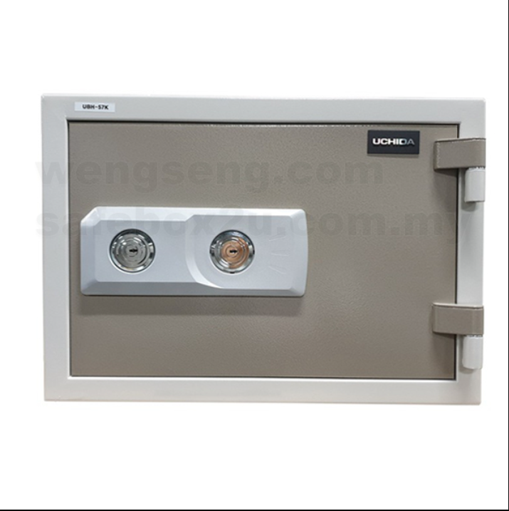 UCHIDA UBH-57K FIRE RESISTANT SAFE (DOUBLE KEY LOCK)