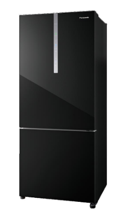 Genuine Malaysia Panasonic Warranty -Panasonic NR-BX421WGK 2-door Bottom Freezer Refrigerator Glass Door Series NR-BX421WGKM