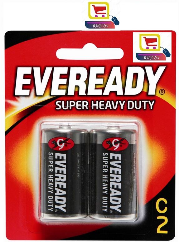 Eveready Super Heavy Duty Battery C / Eveready Battery / Battery Eveready RTSB (pcs)