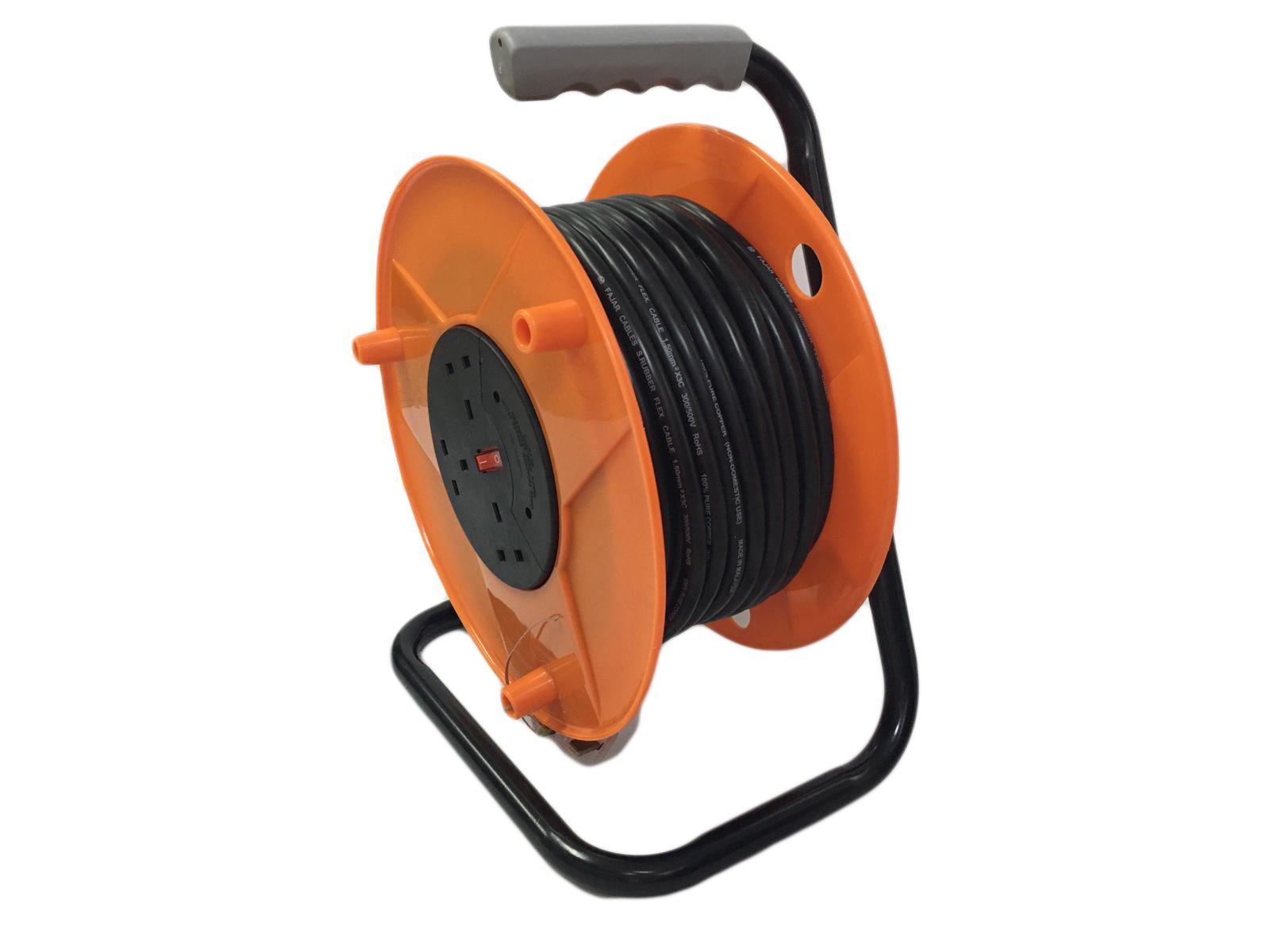 SE SETIA ELECTRIC 9M CABLE REEL (40/0.20MM 3C ORANGE WIRE)