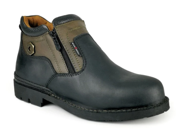 Black Hammer Mid-cut Double Zip - Black / Khaki (UK 5-10)
