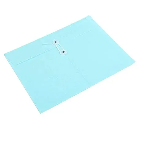 Deli A4 File Bag With String Blue 5512