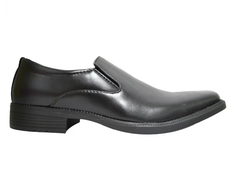 NEWMEN MS 8073 Men Formal PU Leather Shoes Black Shine Executive Shoes / Kasut Hitam Lelaki