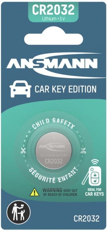ANSMANN CR2032 Car Key Edition Lithium Coin-Cell Battery - 3V