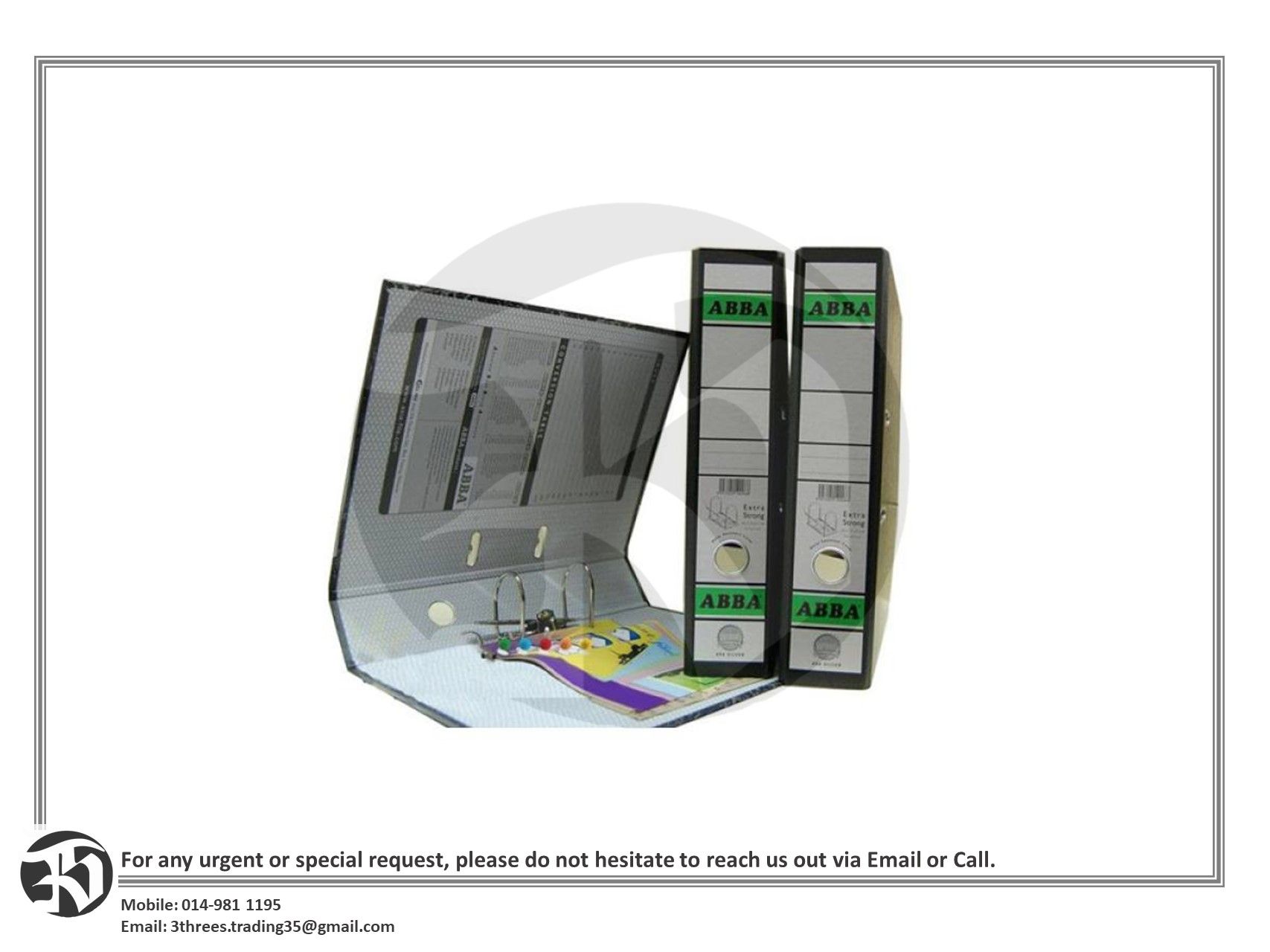 ABBA 3 Inch File