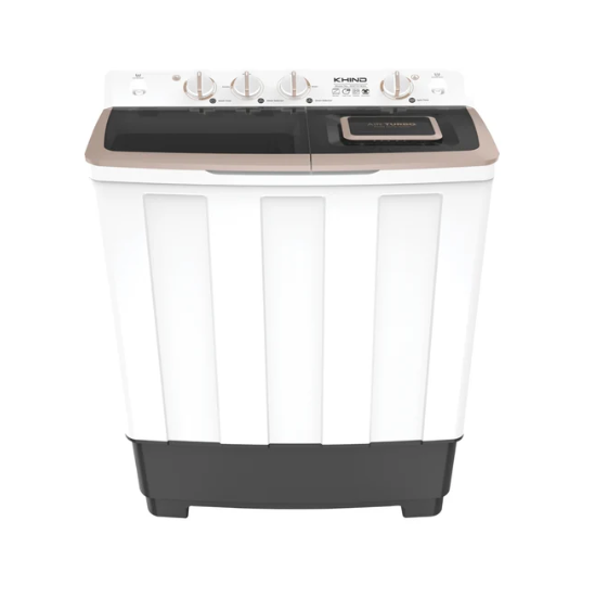 Semi Auto Washing Machine -10 Kg Capacity, Colour : White Gold
