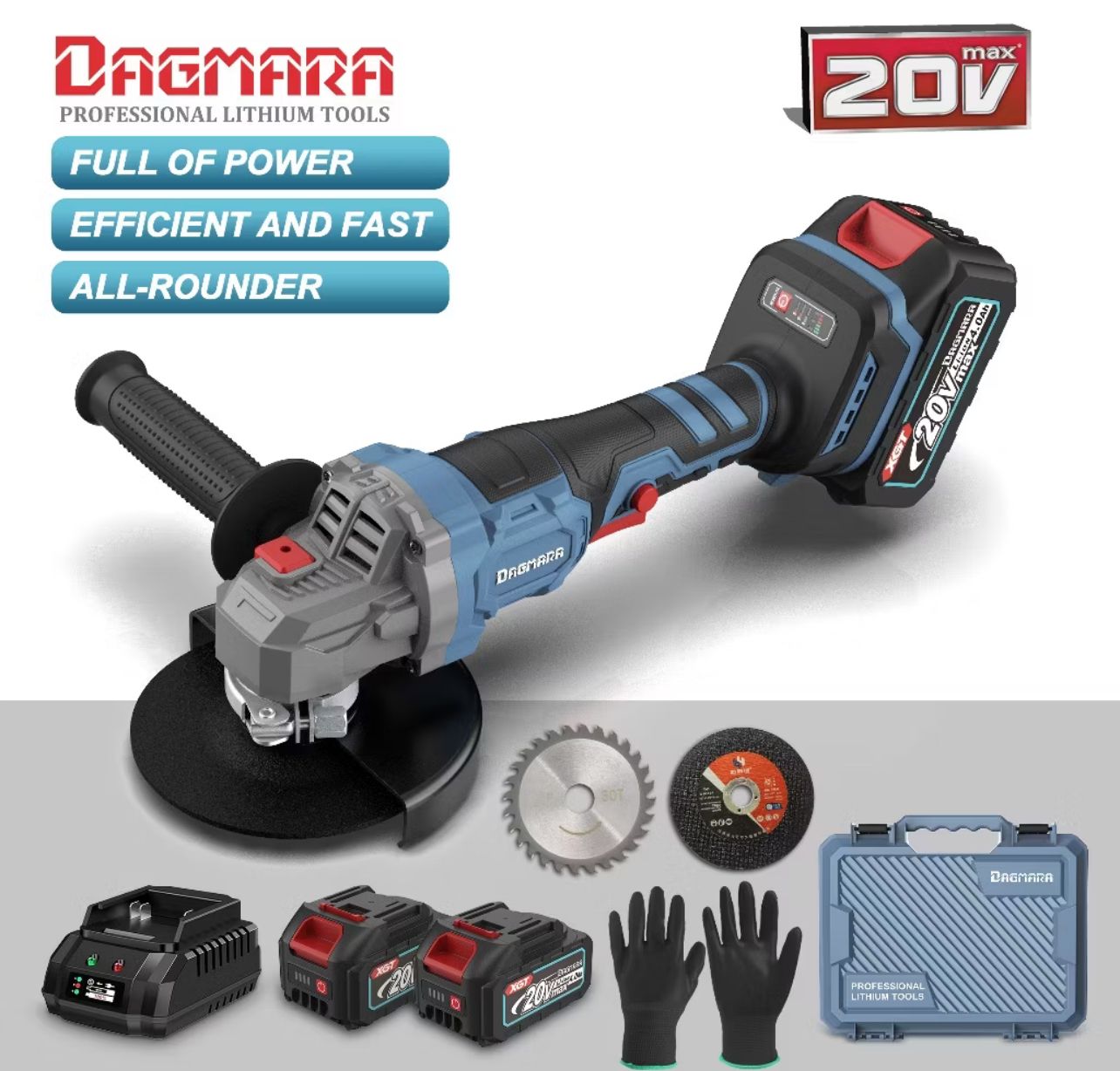 Dagmara Cordless Angle Grinder Brushless Grinder Cutting Machine Grinding Machine