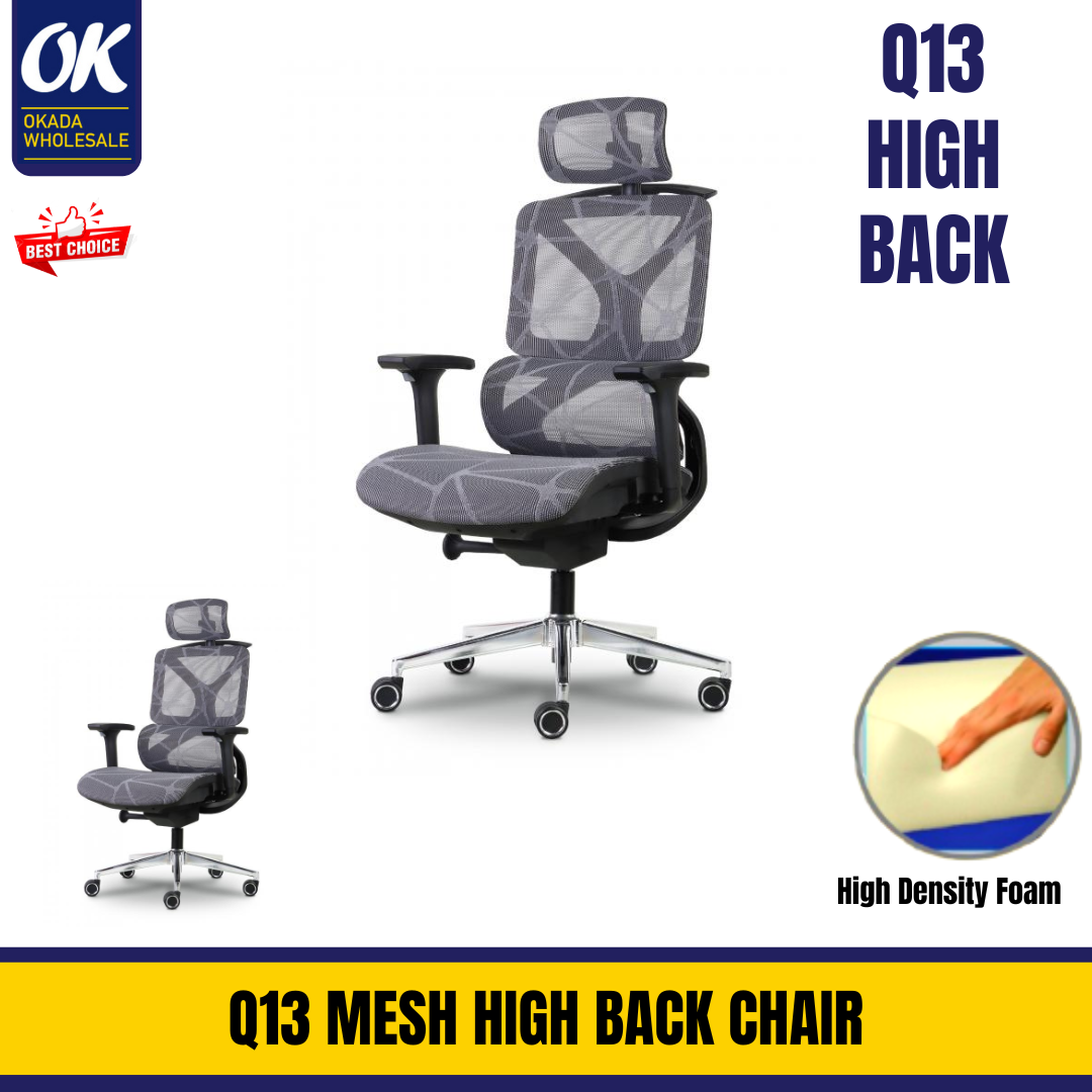 CLASSIC Q13 MESH HIGH BACK CHAIR / OFFICE CHAIR / KERUSI PEJABAT