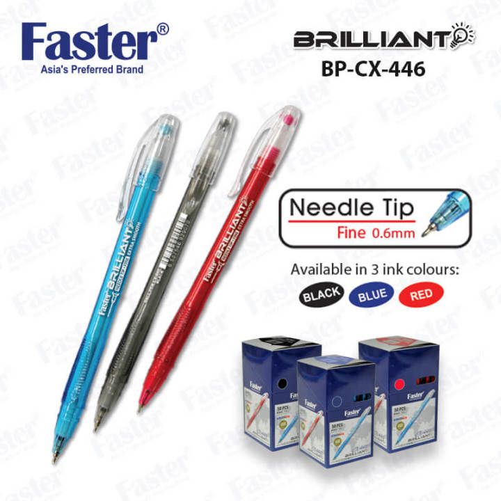 FASTER CX-446 BRILLIANT BALL PEN