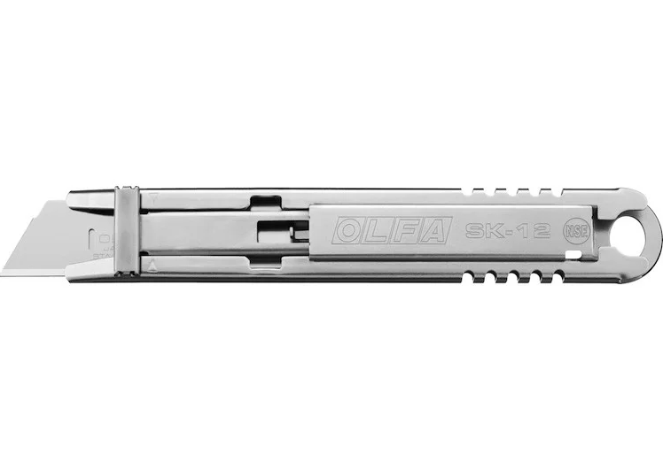 OLFA SK-12 STAINLESS STEEL SELF RETRACTING KNIFE