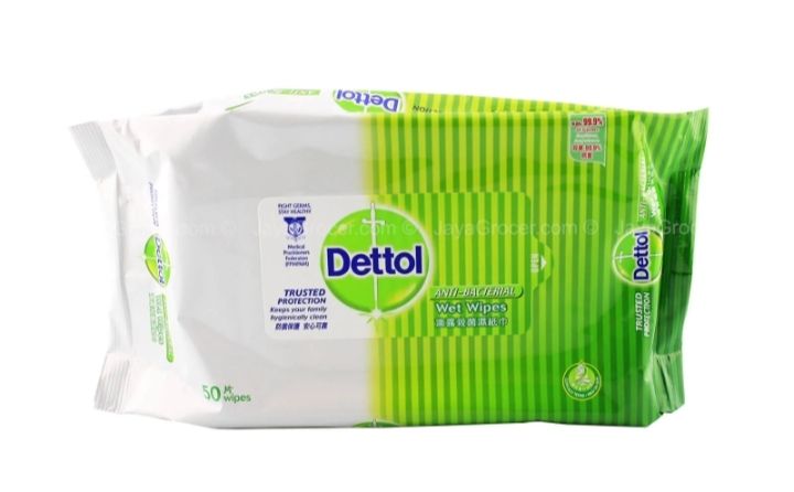 DETTOL ANTI-BACTERIAL WET WIPES (50’S/PACK)