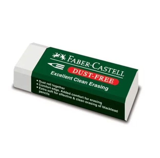 FABER-CASTELL DUST-FREE ERASER 7085-20 (20 PCS/BOX)