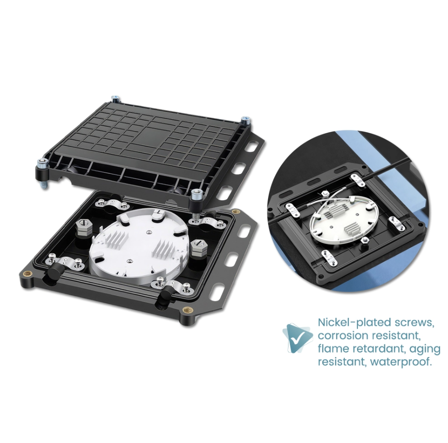 SQUARE MINI 12/24 CORE OUTDOOR PROTECTION BOX