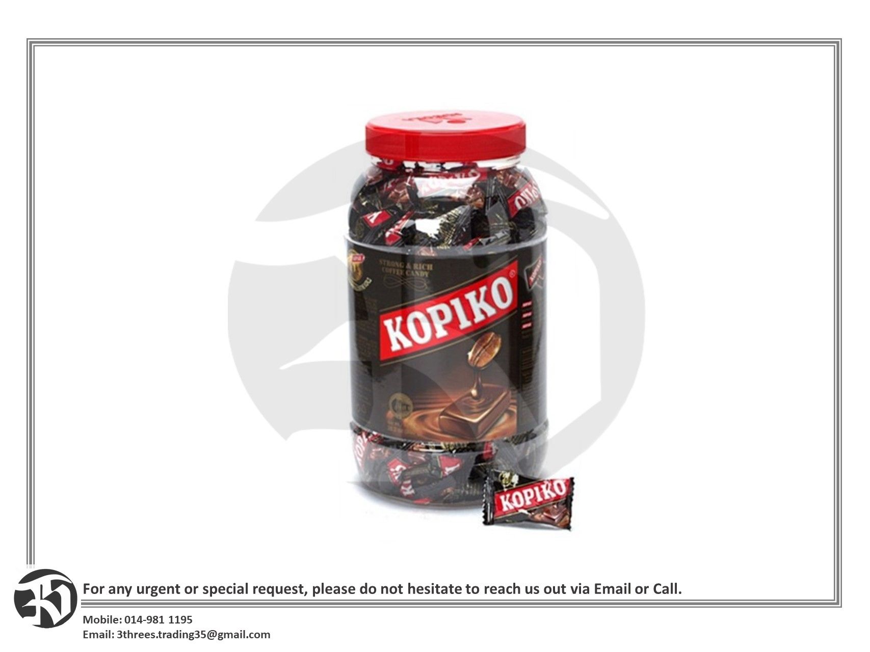 Kopiko Coffee/Cappuccino Candy 1050g/btl