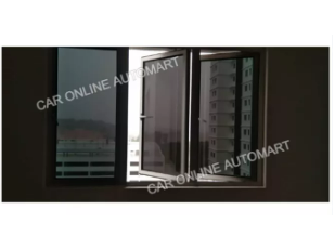 *[COLOUR Black 95%] Free Tools Window Film For House/Office/Apartment/Building Privacy Window Film One-Way tinted Mirror Window Sticker UV Protection Heat Control Window Tint - Tint Rumah/Office, 120 CM  x 150 CM