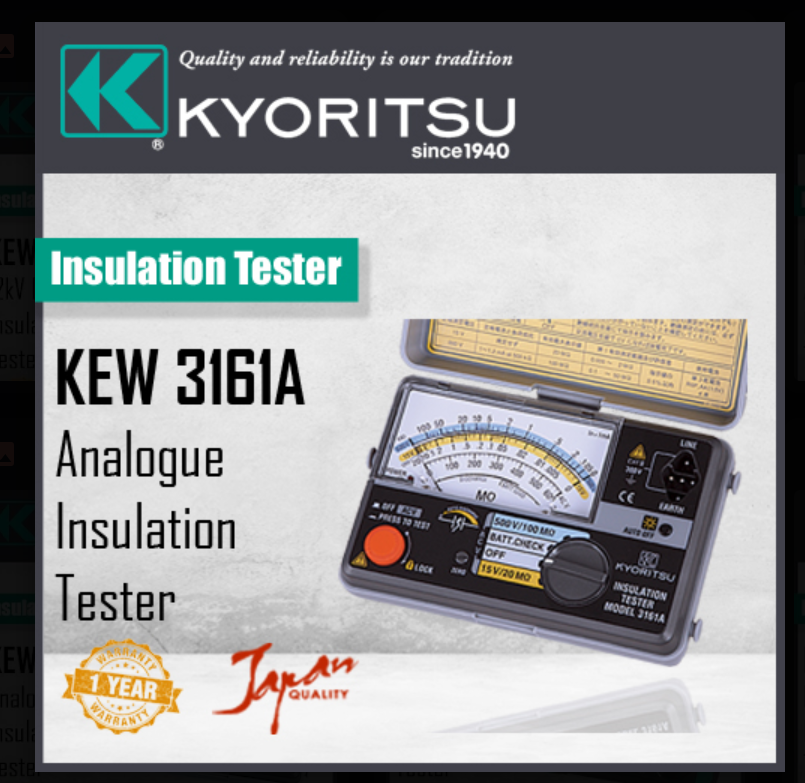 KYORITSU 3161A INSULATION TESTER