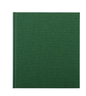HARD COVER HOT STAMPING BOOK BINDER (A4 SIZE) - GREEN COLOUR