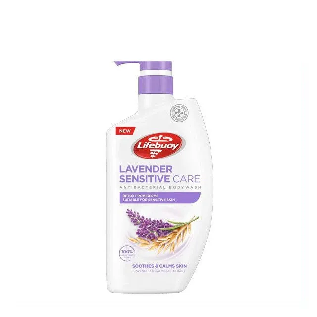 Lifebuoy Body Wash Lavender Senstitive 12 Bottle x 900ml