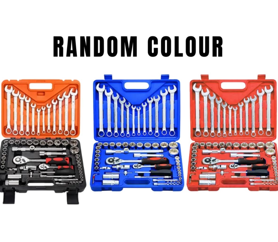 Spanner Set Socket Ratchet Wrench Socket Set Wrench Tork Wrench Socket Wrench Spanner Wrench Tool Set 61pcs