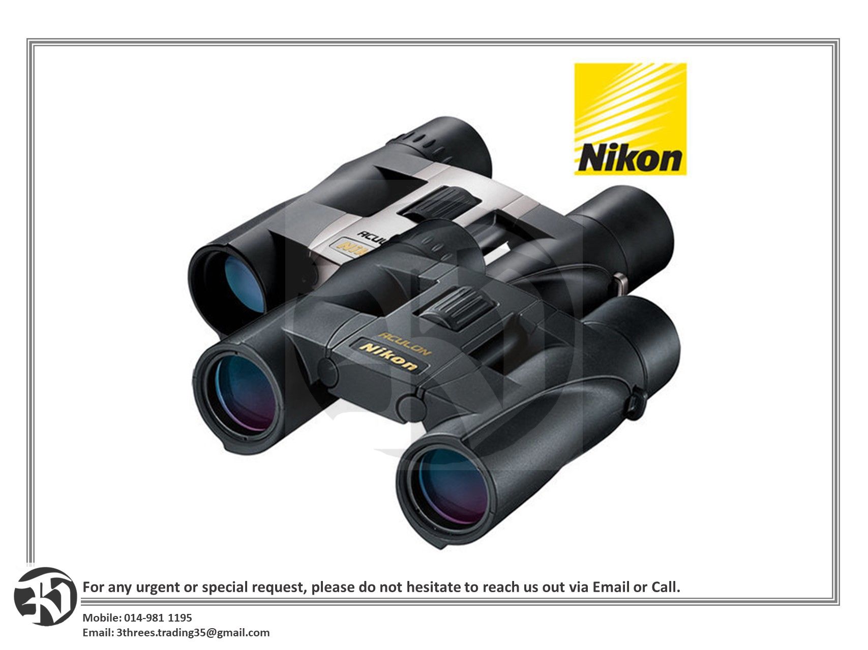 Nikon Aculon A30 8X25 / 10X25 Binocular