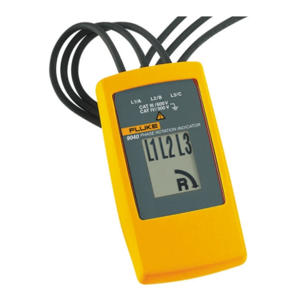 *Fluke 9040 Phase Rotation Tester, CAT III 600 V, CAT IV 300 V, 400Hz Max, 700V Max