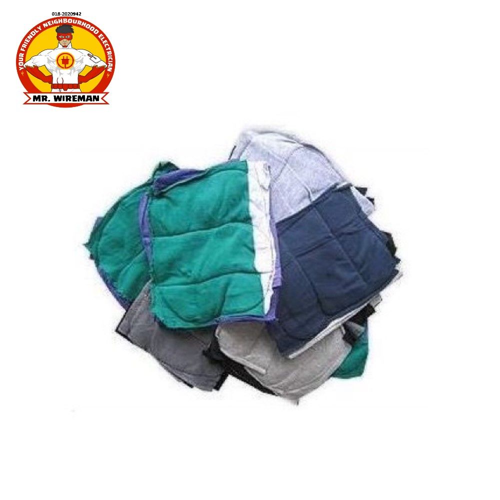 Loose Cotton Rag sew - 1 KG - kain buruk jahit