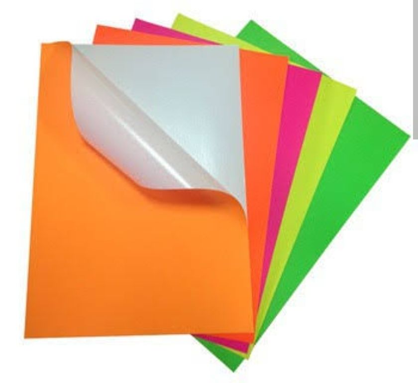 Sticker Colour A4 Glossy