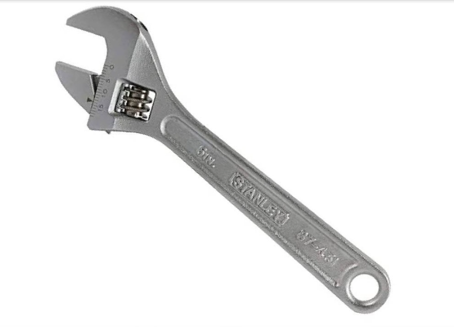 STANLEY MICRO SATIN FINISHED ADJUSTABLE WRENCH SPANNER