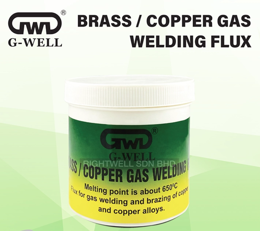 RIGHTWELL G-WELL BRASS/COPPER BRAZING GAS WELDING FLUX