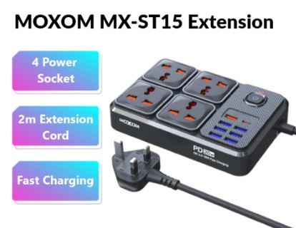 MOXOM POWER CHARGE USB SOCKET MX-ST15