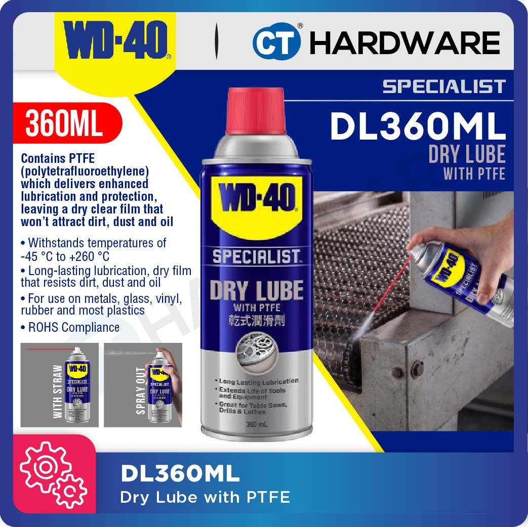 WD-40 SPECIALIST庐 DL360ML High Performance Dry Lube PTFE 360ml