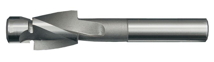 Sherwood Counterbore, 8mm, High Speed Steel, 3 fl, Plain Shank, Uncoated SHR0213560K