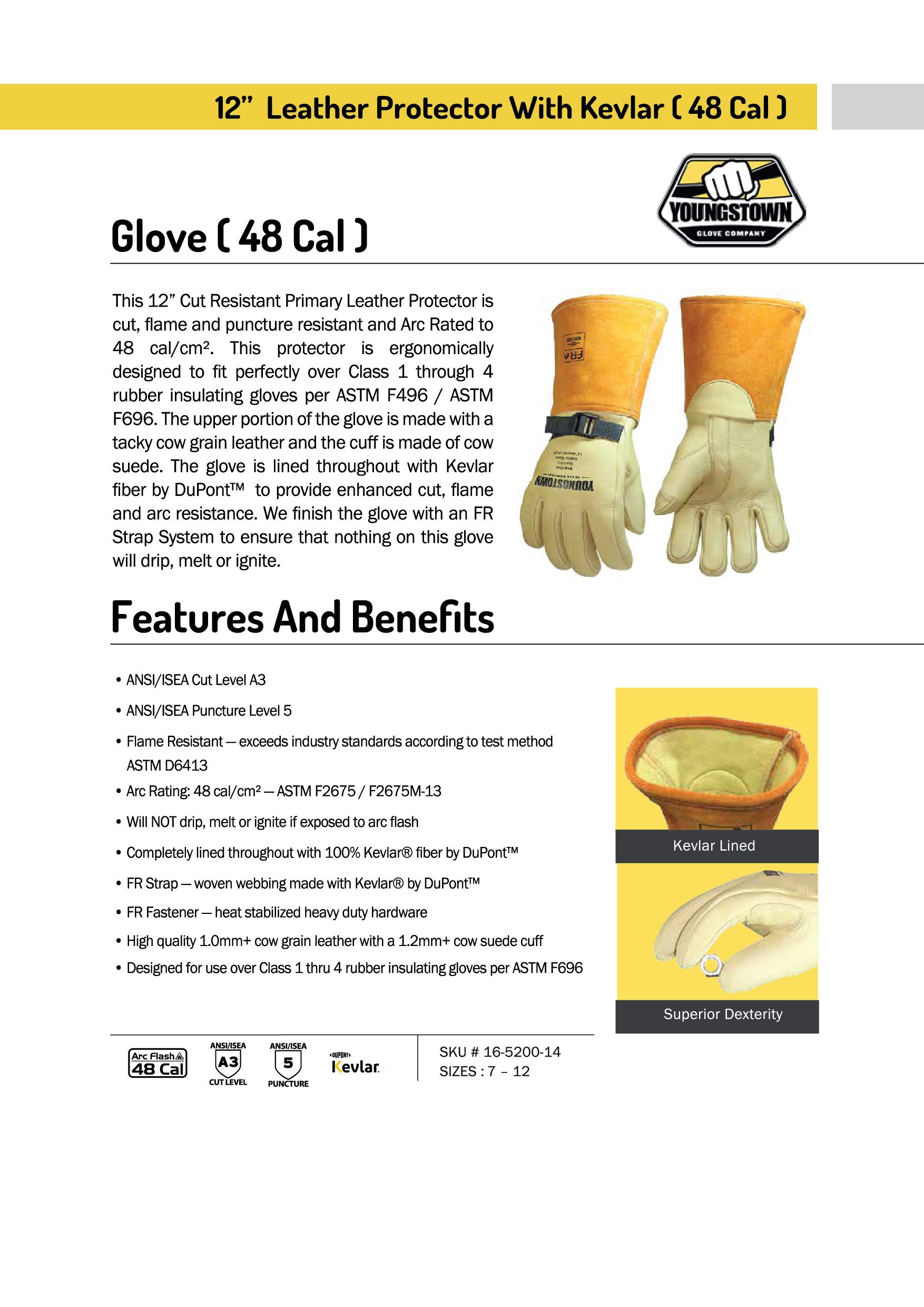 ARC FLASH PROTECTION GLOVE (48CAL)