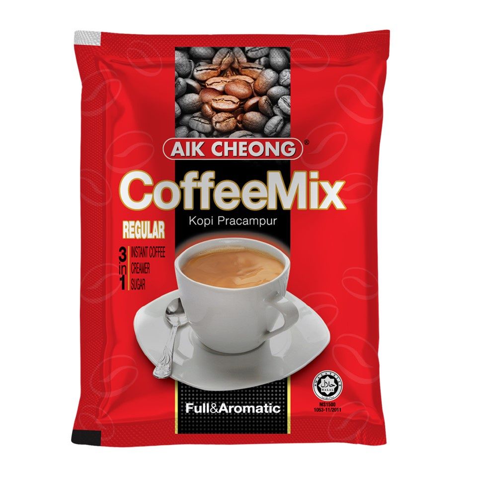 Aik Cheong 3 In 1 Coffee Mix Regular (100s x 18g)