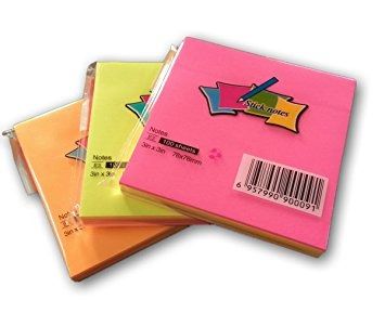 Post It Sticky Note 3" X 3" Colour