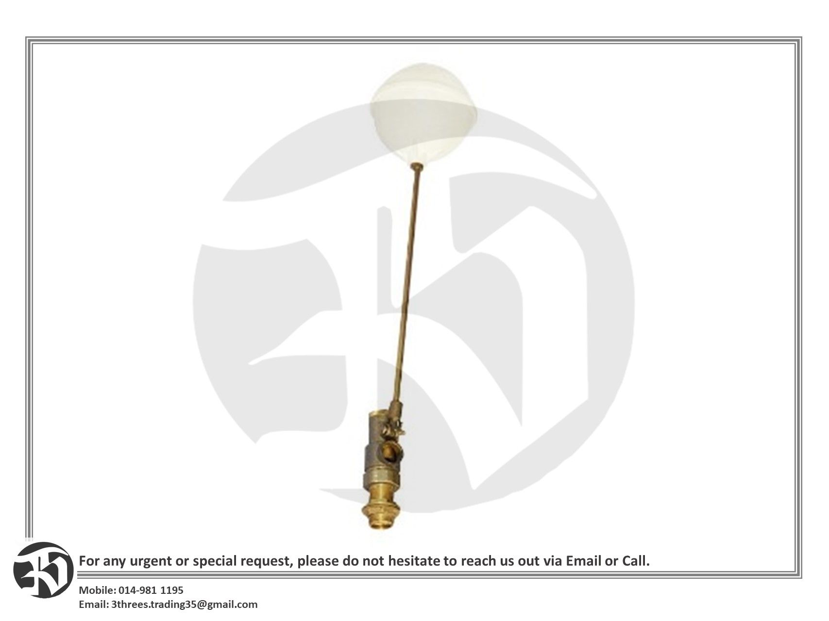 CITY Heavy-Duty 1" Float Valve