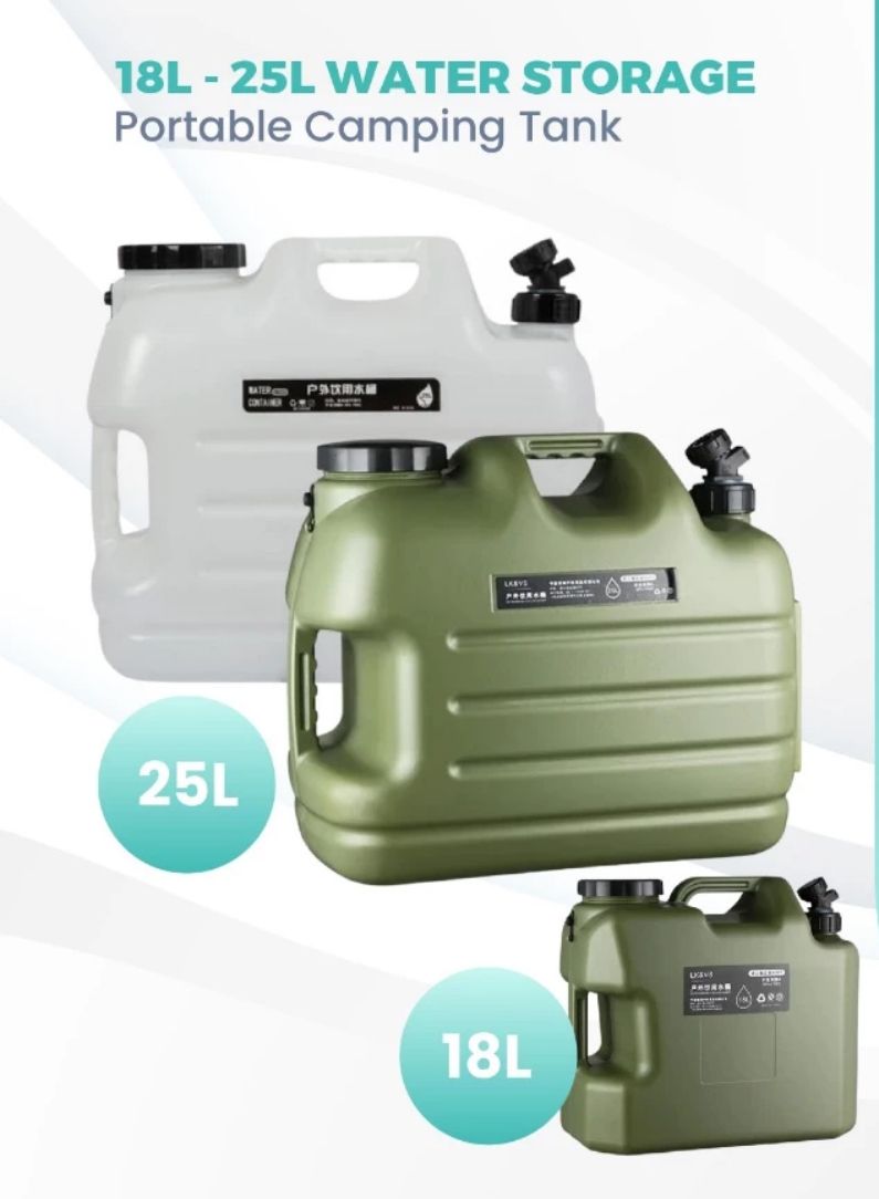 Water Tank Storage Container Barrel Bucket Dispenser Tangki Bekas Air Balang