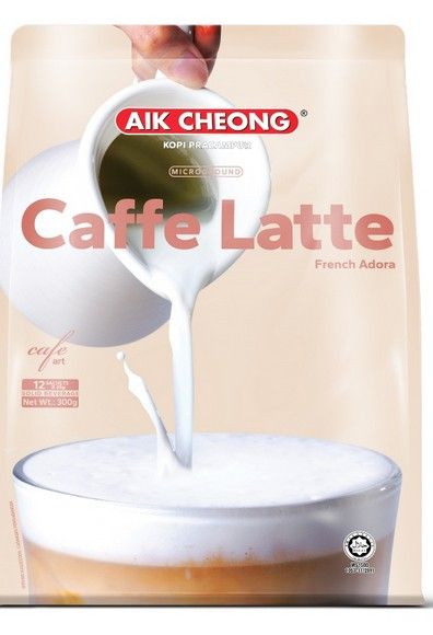 AIK CHEONG/ Cafe Latte/ 3in1/ 300g /25g / 12 sachets