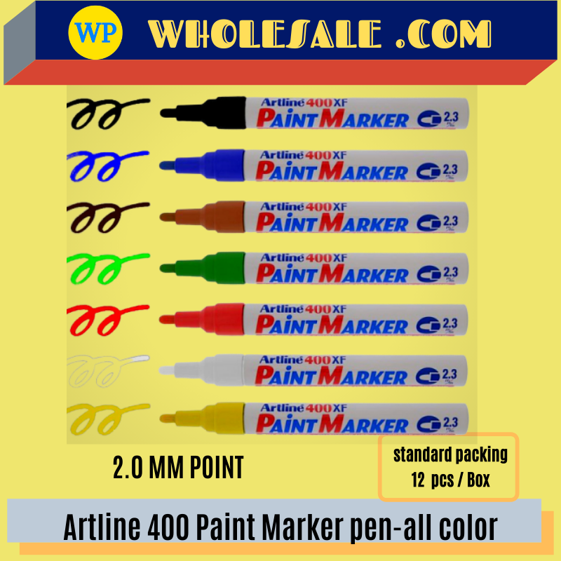 ARTLINE 400XF / MARKER PEN / PAINT MARKER / 400XF / ARTLINE 400 / 2.3MM / MARKER / PEN MARKER / ALL COLOUR / EK-400XF