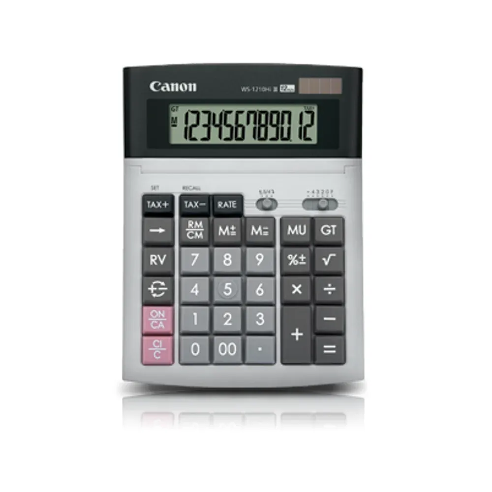 CALCULATOR CANON WS-1210Hi III (12 DIGIT)