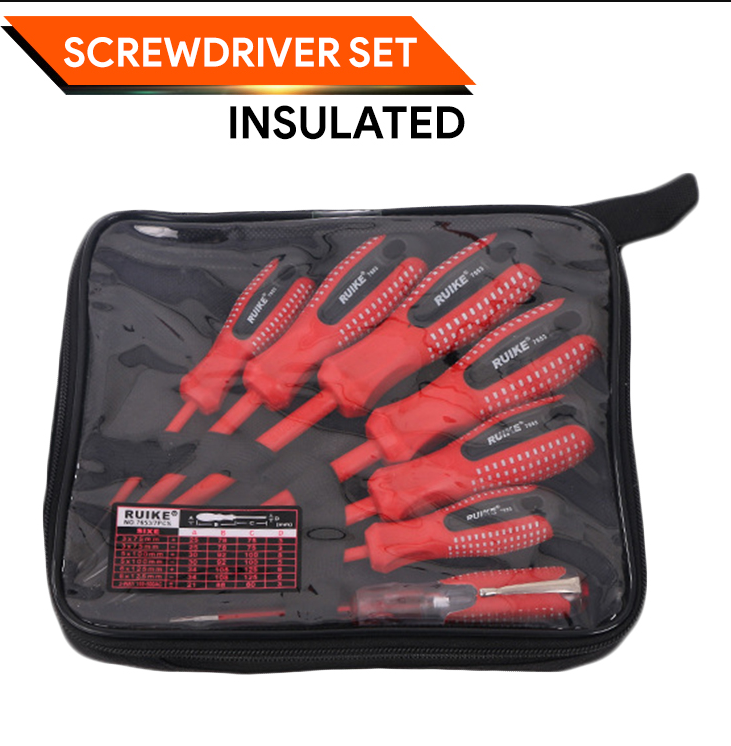 RANDOM ELECTRICAL INSULATED SCREWDRIVERS - 7 PIECE SET (RANDOM)
