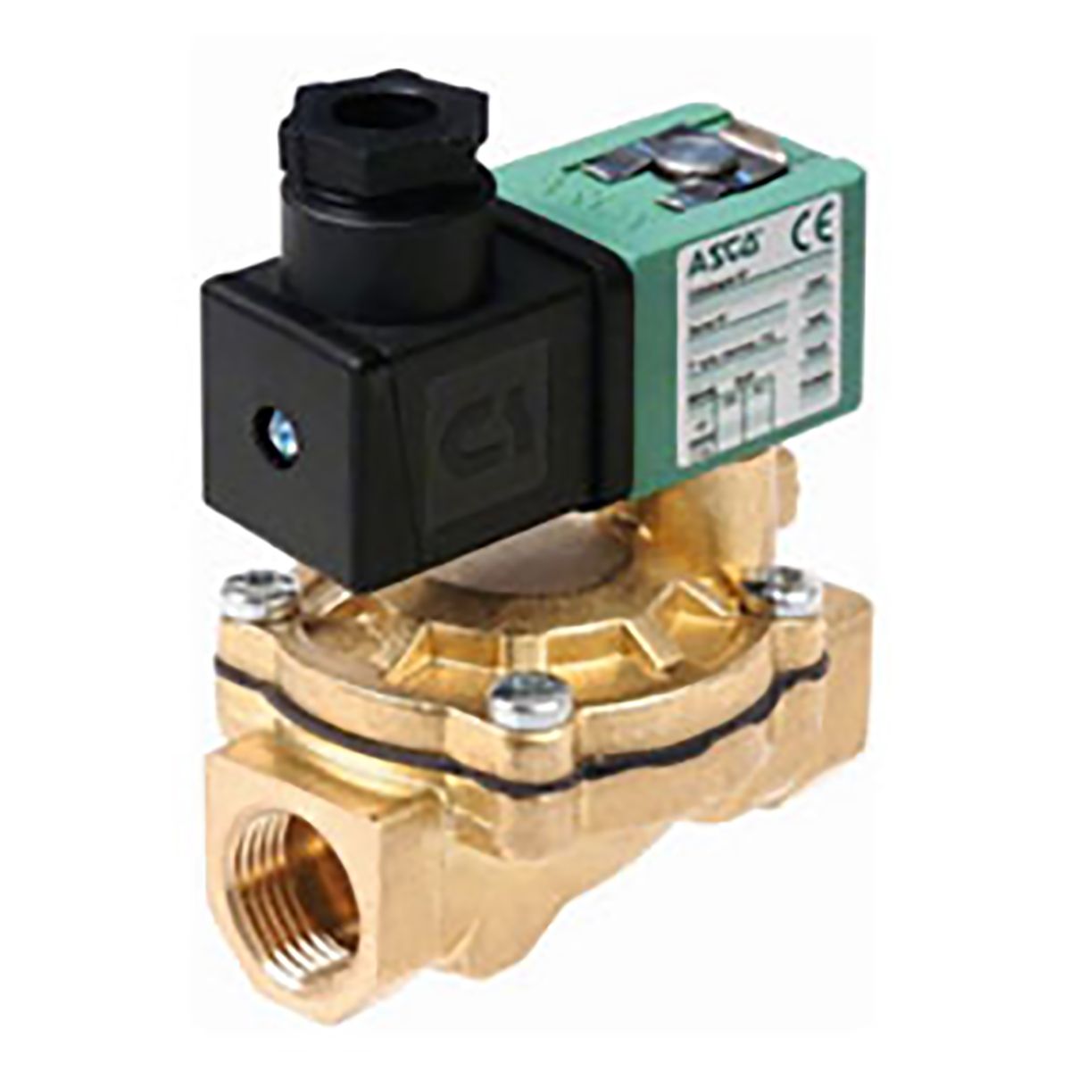 Emerson ASCO Flameproof alum, IS 24 VDC, brass