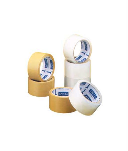 48MM X 80 YARD OKADA CLEAR & BROWN OPP TAPE / Okada / OPP Tape / Clear OPP Tape / Brown OPP Tape / Clear And Brown OPP Tape