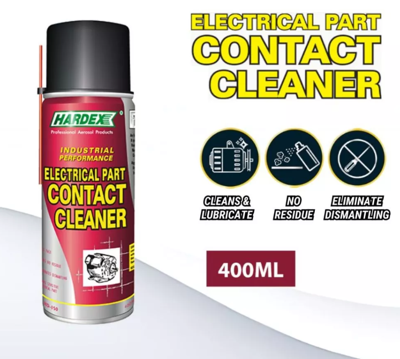 HARDEX INDUSTRIAL PERFORMANCE ELECTRICAL PART CONTACT CLEANER (400ML) HD-150