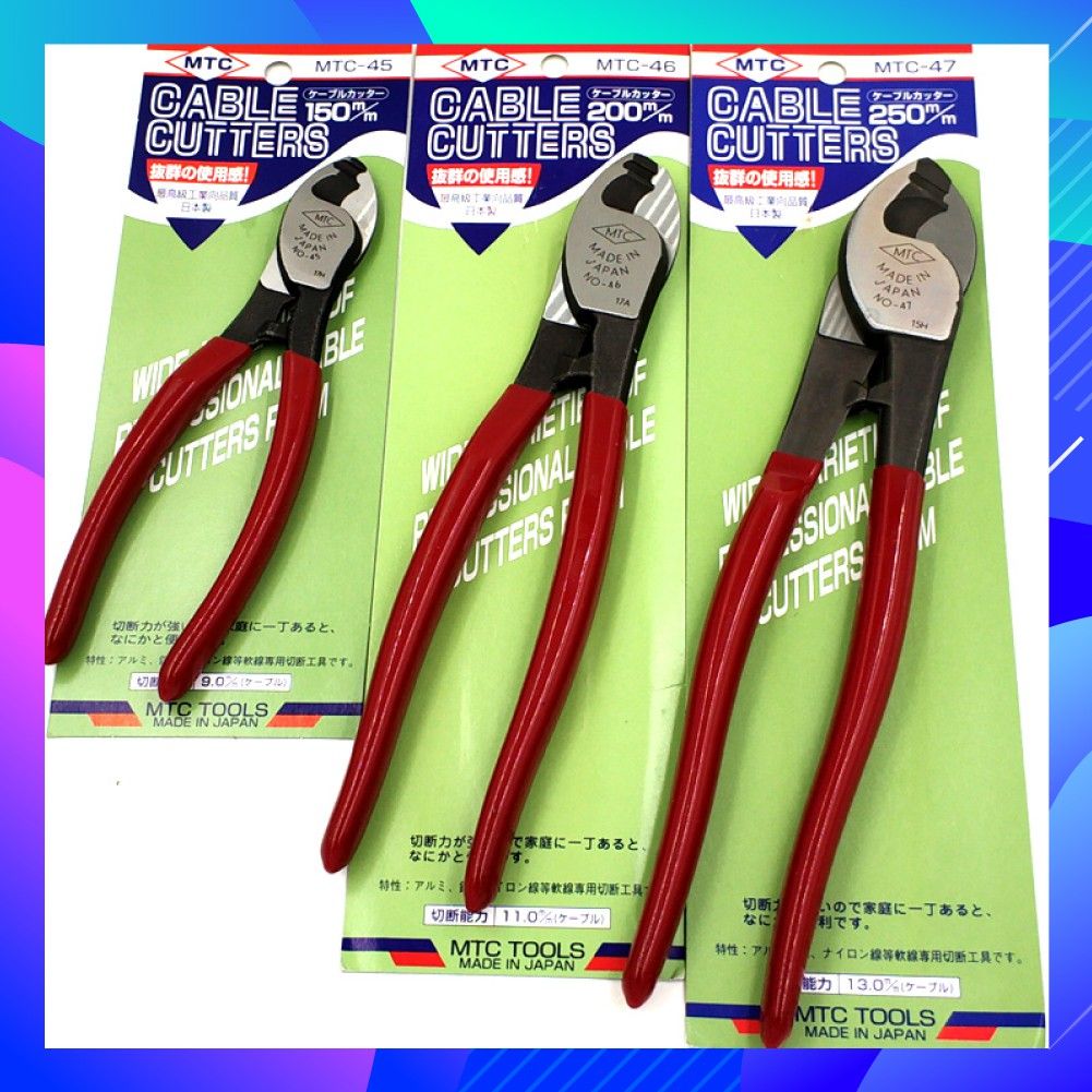 MTC (JAPAN) MTC WIRE ROPE CABLE CUTTERS MADE IN JAPAN MTC-45 / MTC-46 / MTC-47